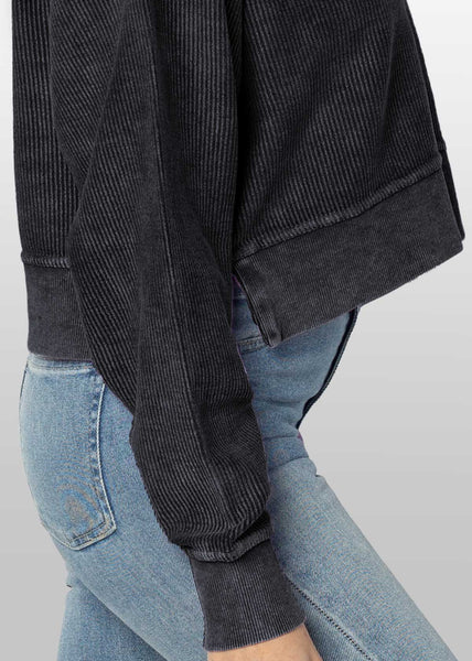 Chicka D Alabama Crimson Tide Junior Corded Boxy Pullover S