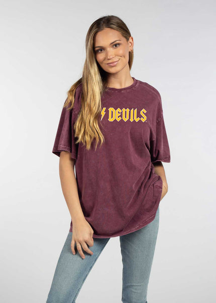 chicka d Arizona State Sun Devils Electric SSN The Band Tee S chicka d Arizona State Sun Devils Electric SSN The Band Tee S