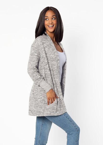 Chicka D Auburn Tigers Heather Grey Campus Cardigan S