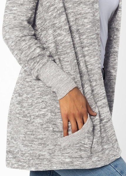 Chicka D Auburn Tigers Heather Grey Campus Cardigan S