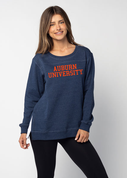 chicka d Back To Basics Tunic Auburn Tigers in Navy S