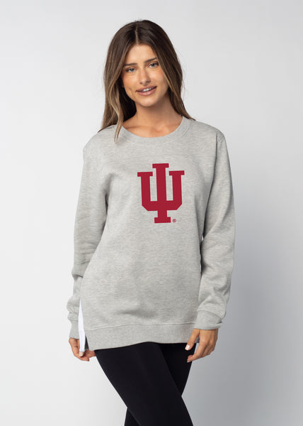 chicka d Back To Basics Tunic Indiana Hoosiers in Heather Grey S