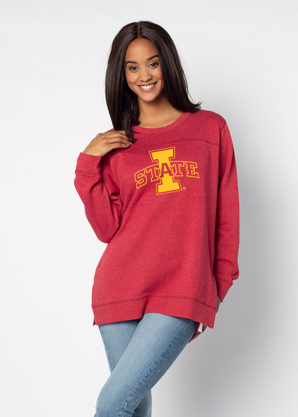 chicka d Back To Basics Tunic Iowa State Cyclones in Crimson S