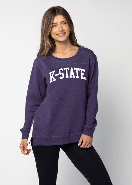 chicka d Back To Basics Tunic Kansas State Wildcats in Purple S