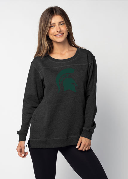 chicka d Back To Basics Tunic Michigan State Spartans in Black S