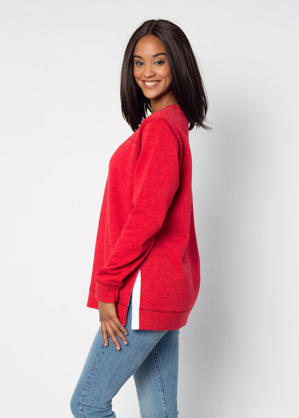 Chicka D Back To Basics Tunic Ohio State Buckeyes In Red S