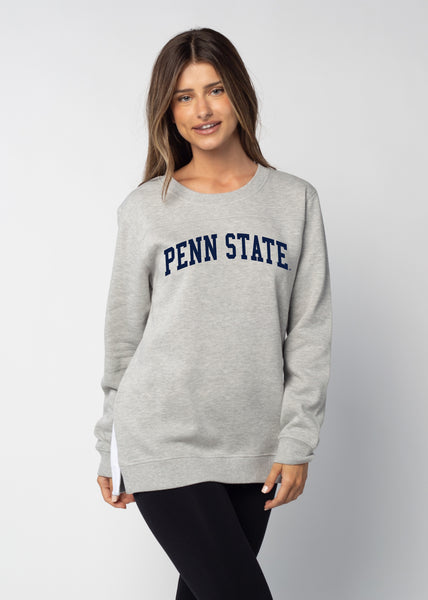 chicka d Back To Basics Tunic Penn State Nittany Lions in Heather Grey S