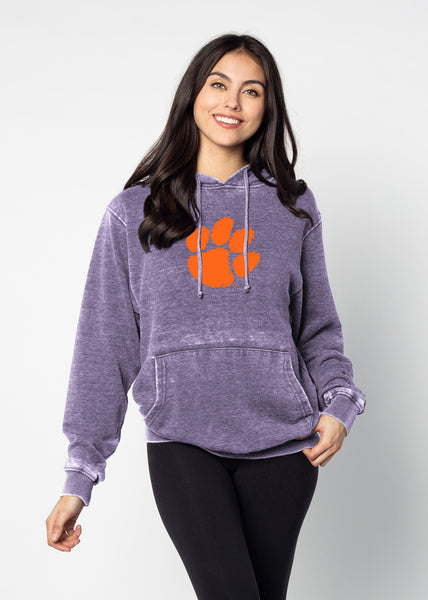 chicka d Burnout Everybody Hoodie Clemson Tigers in Grape S