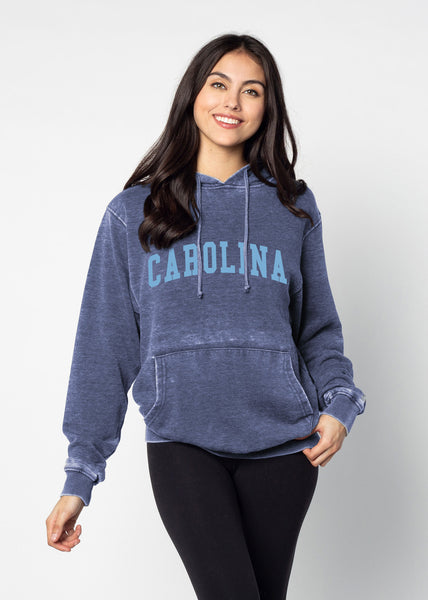chicka d Burnout Everybody Hoodie North Carolina Tar Heels in Ink S