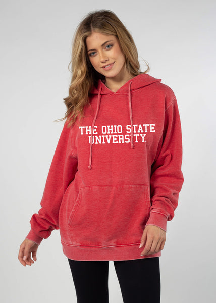 chicka d Burnout Everybody Hoodie Ohio State Buckeyes in Cardinal S