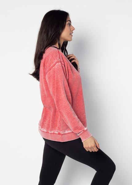 Chicka D Campus Crew Sweatshirt Arkansas Razorbacks In Cardinal S