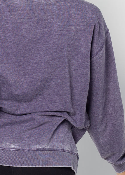 Chicka D Campus Crew Sweatshirt Clemson Tigers In Grape S