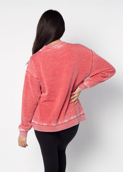 Chicka D Campus Crew Sweatshirt Nebraska Cornhuskers In Cardinal S