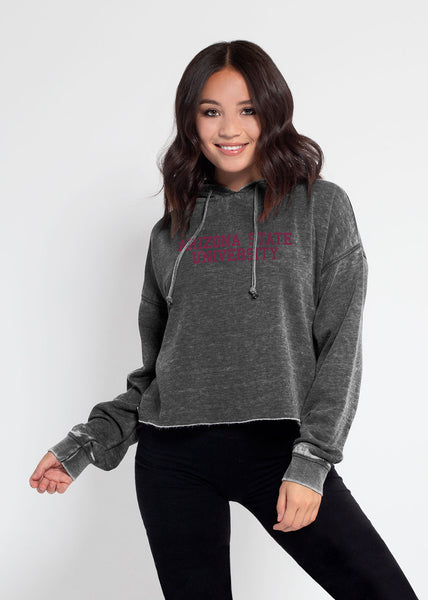 chicka d Campus Hoodie Arizona State Sun Devils in Charcoal S