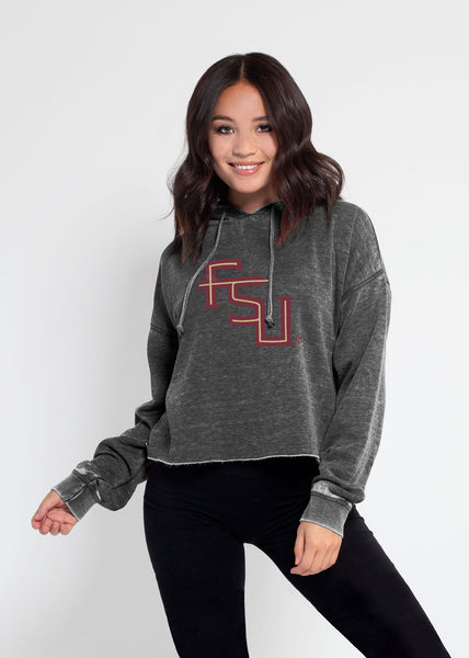 chicka d Campus Hoodie Florida State Seminoles in Charcoal S
