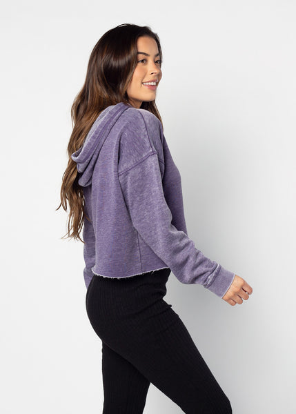 Chicka D Campus Hoodie Kansas State Wildcats In Grape S