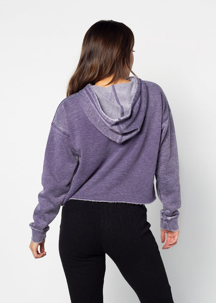 Chicka D Campus Hoodie Kansas State Wildcats In Grape S