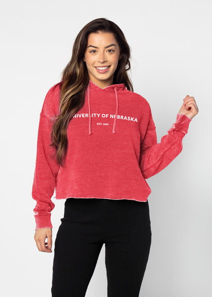 chicka d Campus Hoodie Nebraska Cornhuskers in Cardinal S