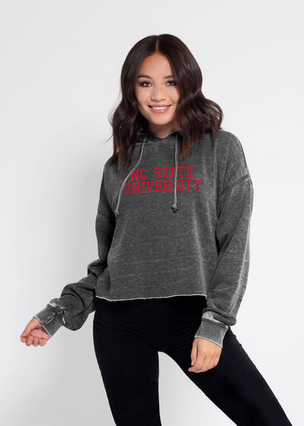 chicka d Campus Hoodie North Carolina State Wolfpack in Charcoal S
