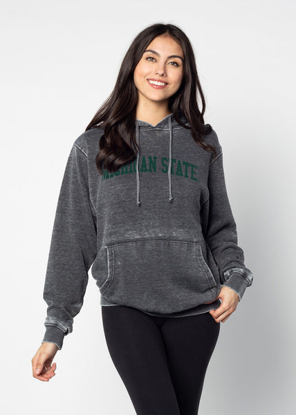 chicka d Charcoal Michigan State Burnout Everybody Hoodie S