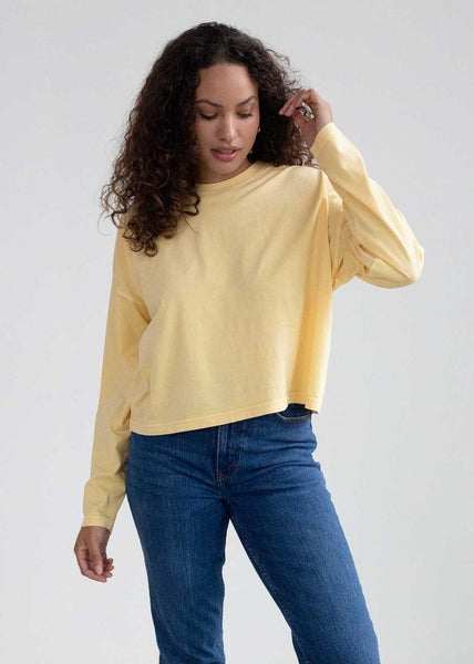 chicka d Bar Harbor Long Sleeve in Sunshine S