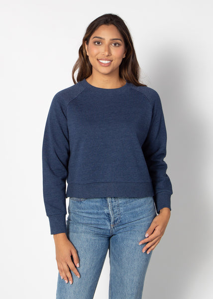 Chicka D Boxy Raglan Pullover Red