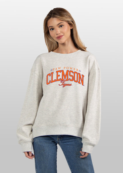 chicka d Clemson Tigers Old School Crew S