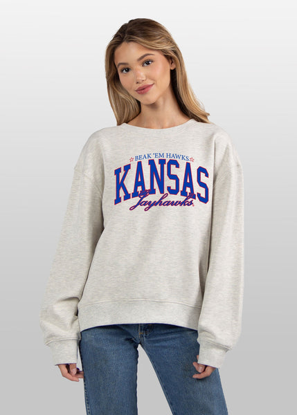 chicka d Kansas Jayhawks Old School Crew S