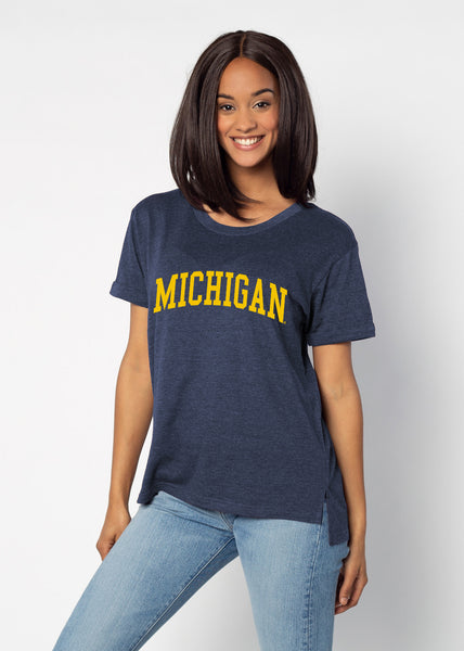 chicka d Michigan Must Have Tee in Navy S