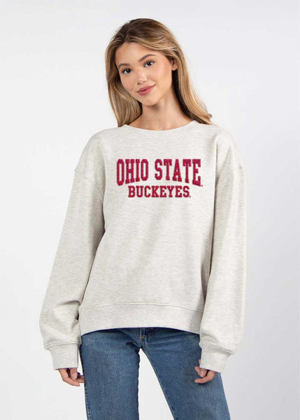 chicka d Ohio State Old School Crew in Ash Grey S