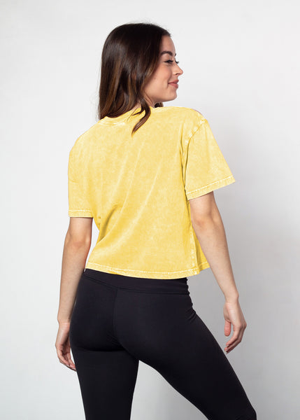 Chicka D Short 'n Sweet Tee In Sunflower Sunflower