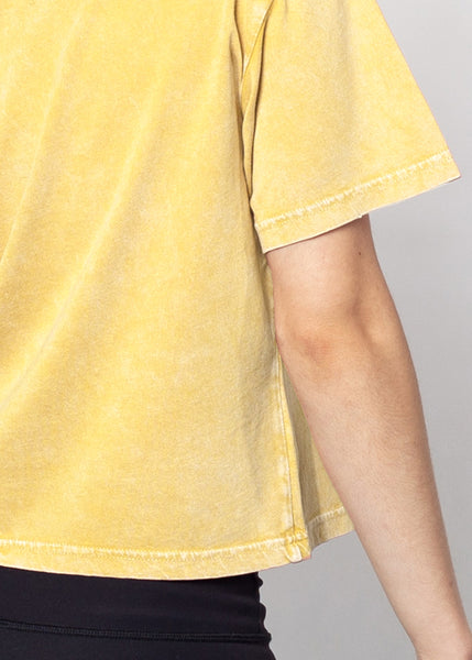 Chicka D Short 'n Sweet Tee In Sunflower Sunflower