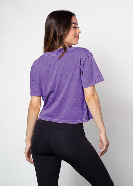 Chicka D Short 'N Sweet Tee LSU Tigers In Grape S