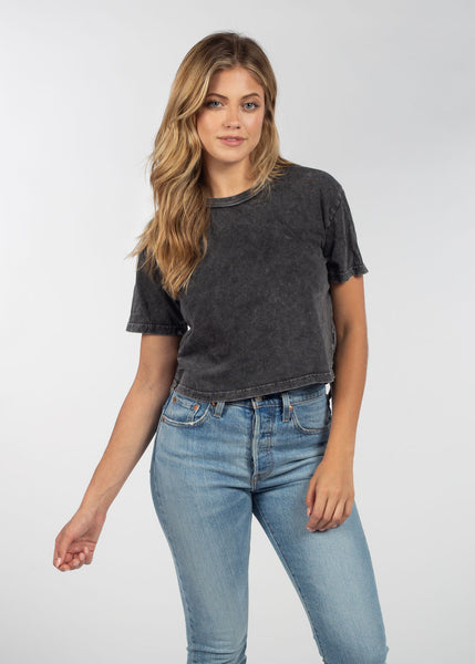 chicka D Short 'n Sweet Tee White