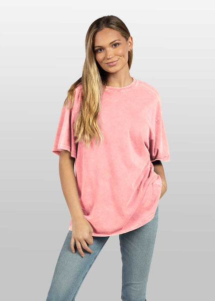 chicka d The Band Tee in Dusty Rose Dusty Rose