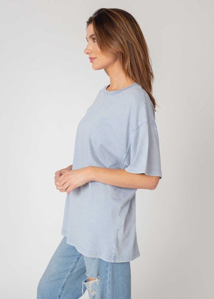 Chicka D The Band Tee In Faded Denim