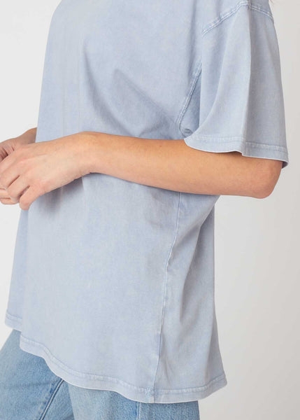 Chicka D The Band Tee In Faded Denim