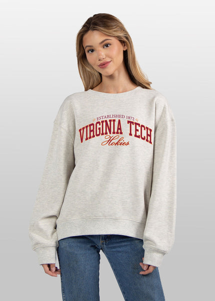 chicka d Virginia Tech Hokies Old School Crew S