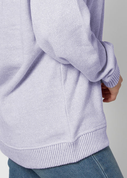 Chicka D Clemson Tigers Grape Warm Up Crew Sweatshirt S