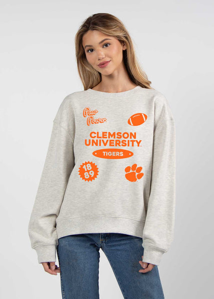 chicka d Clemson Tigers Two-A-Days Old School Crew S