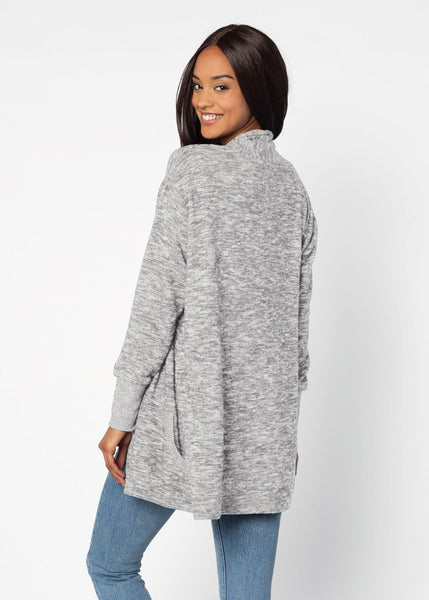 Chicka D Georgia Bulldogs Heather Grey Campus Cardigan S