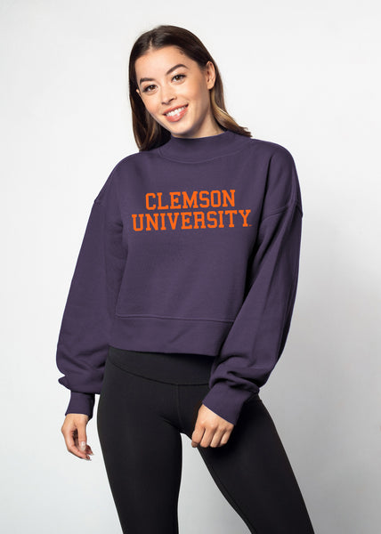 chicka d Hailey Sweatshirt Clemson Tigers in Purple S