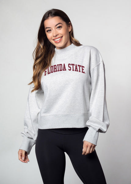 chicka d Hailey Sweatshirt Florida State in Ash Grey S