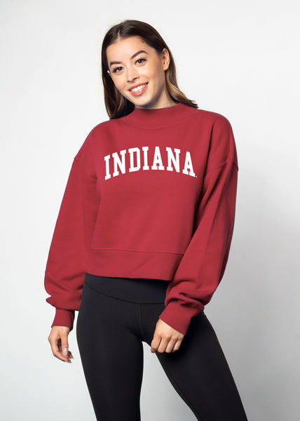 chicka d Hailey Sweatshirt Indiana Hoosiers in Crimson S