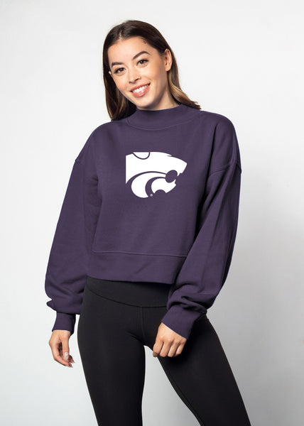 chicka d Hailey Sweatshirt Kansas State Wildcats in Purple S
