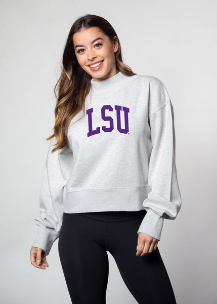 chicka d Hailey Sweatshirt LSU Tigers in Ash Grey S