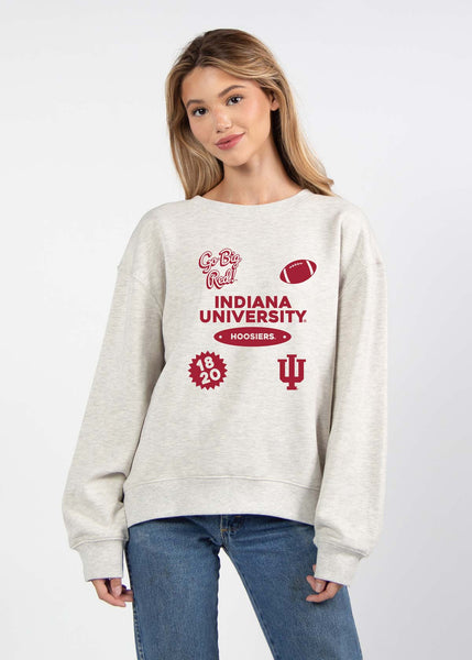 chicka d Indiana Hoosiers Two-A-Days Old School Crew S