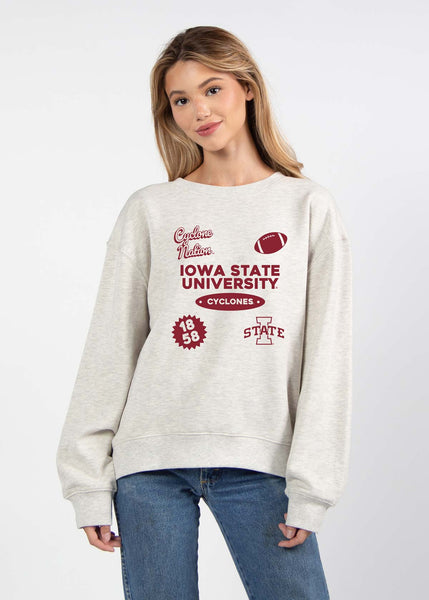 chicka d Iowa State Cyclones Two-A-Days Old School Crew S