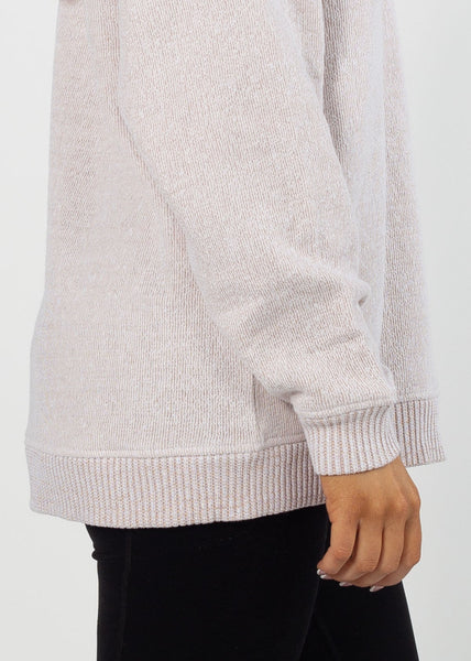 Chicka D Michigan Wolverines Natural Warm Up Crew Sweatshirt S