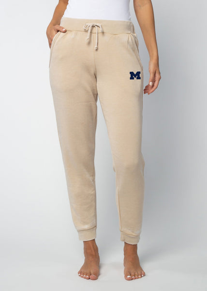 chicka d Michigan Wolverines Oatmeal Campus Sweatpants S